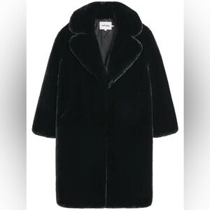 Apparis
Steffi wide-lapels faux-fur coat